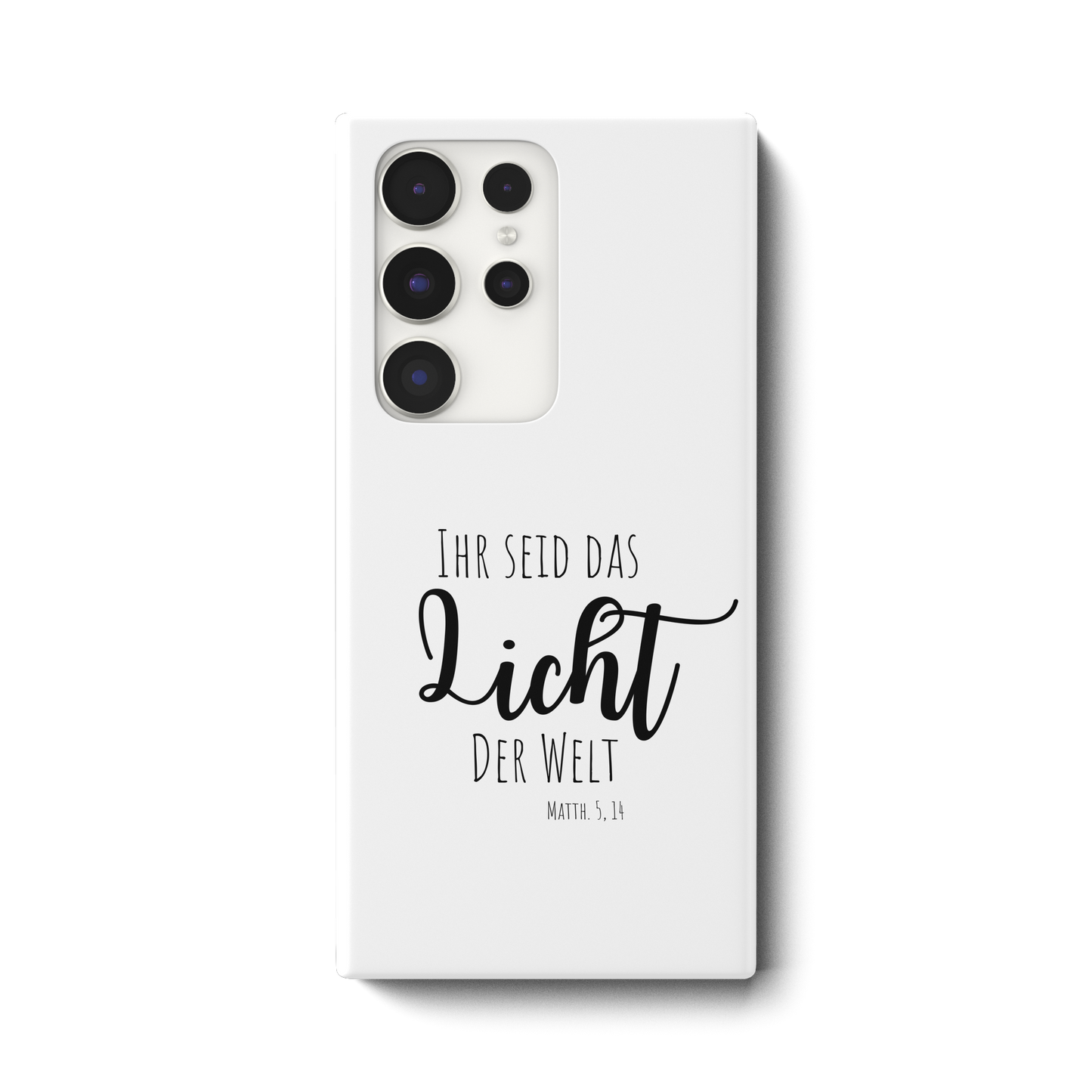 Ihr seid das Licht der Welt - Samsung Galaxy S23 Ultra Handyhülle - wertvoll und geliebt