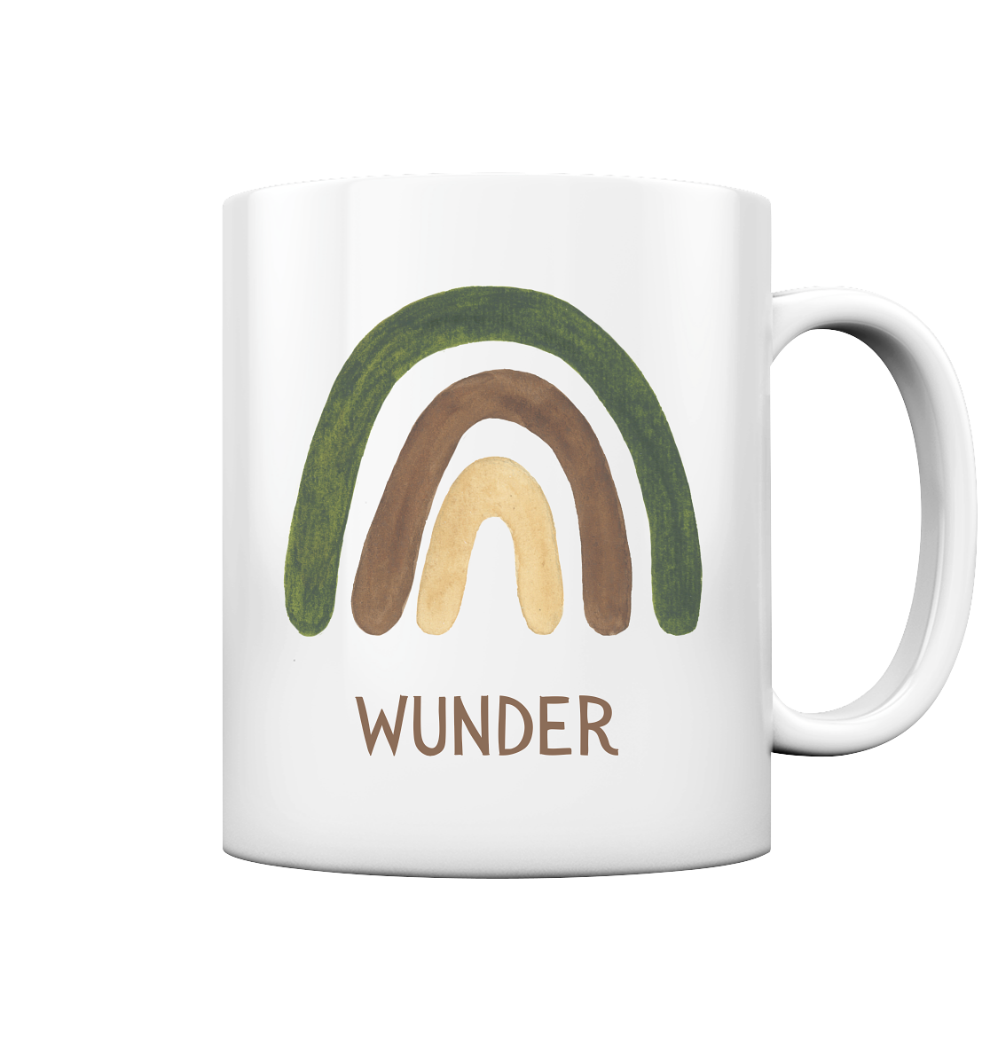 Wunder - Tasse glossy - wertvoll und geliebt