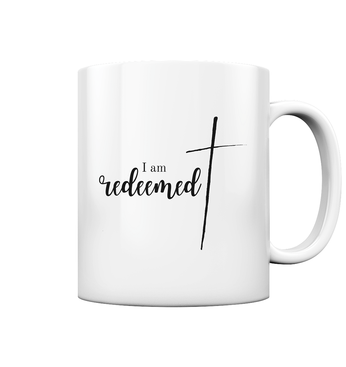 I am redeemed H - Tasse glossy - wertvoll und geliebt