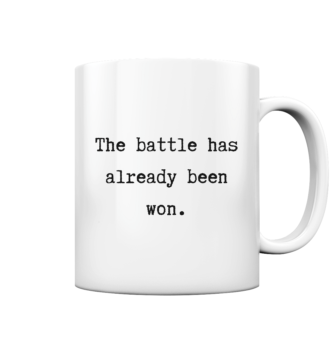 The battle - Tasse glossy - wertvoll und geliebt