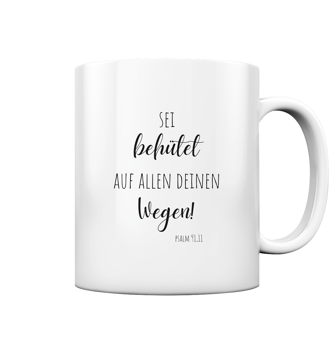 Sei behütet - Tasse glossy - wertvoll und geliebt