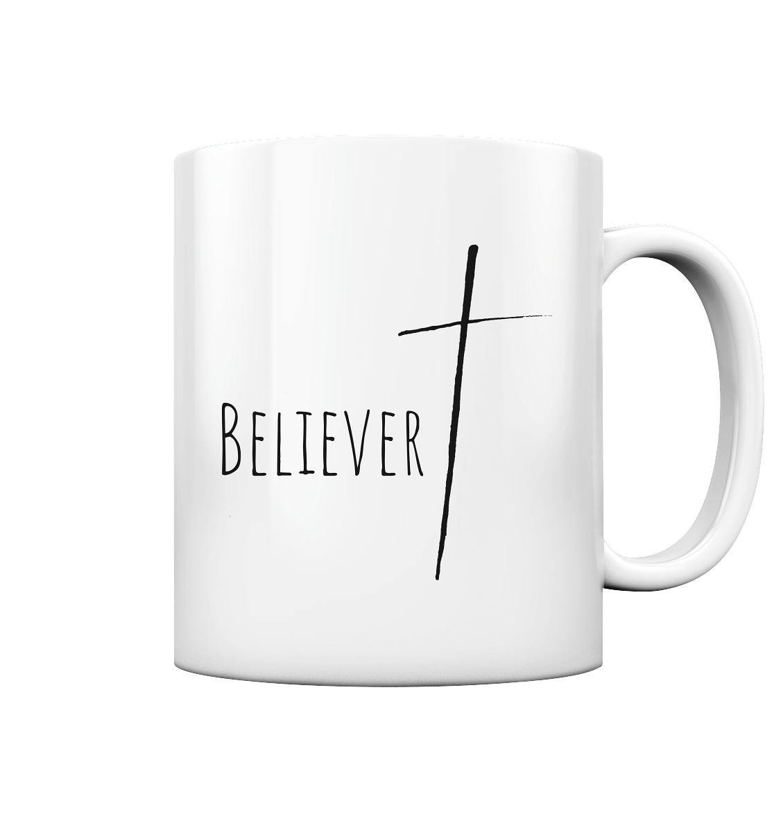 believer - Tasse glossy - wertvoll und geliebt
