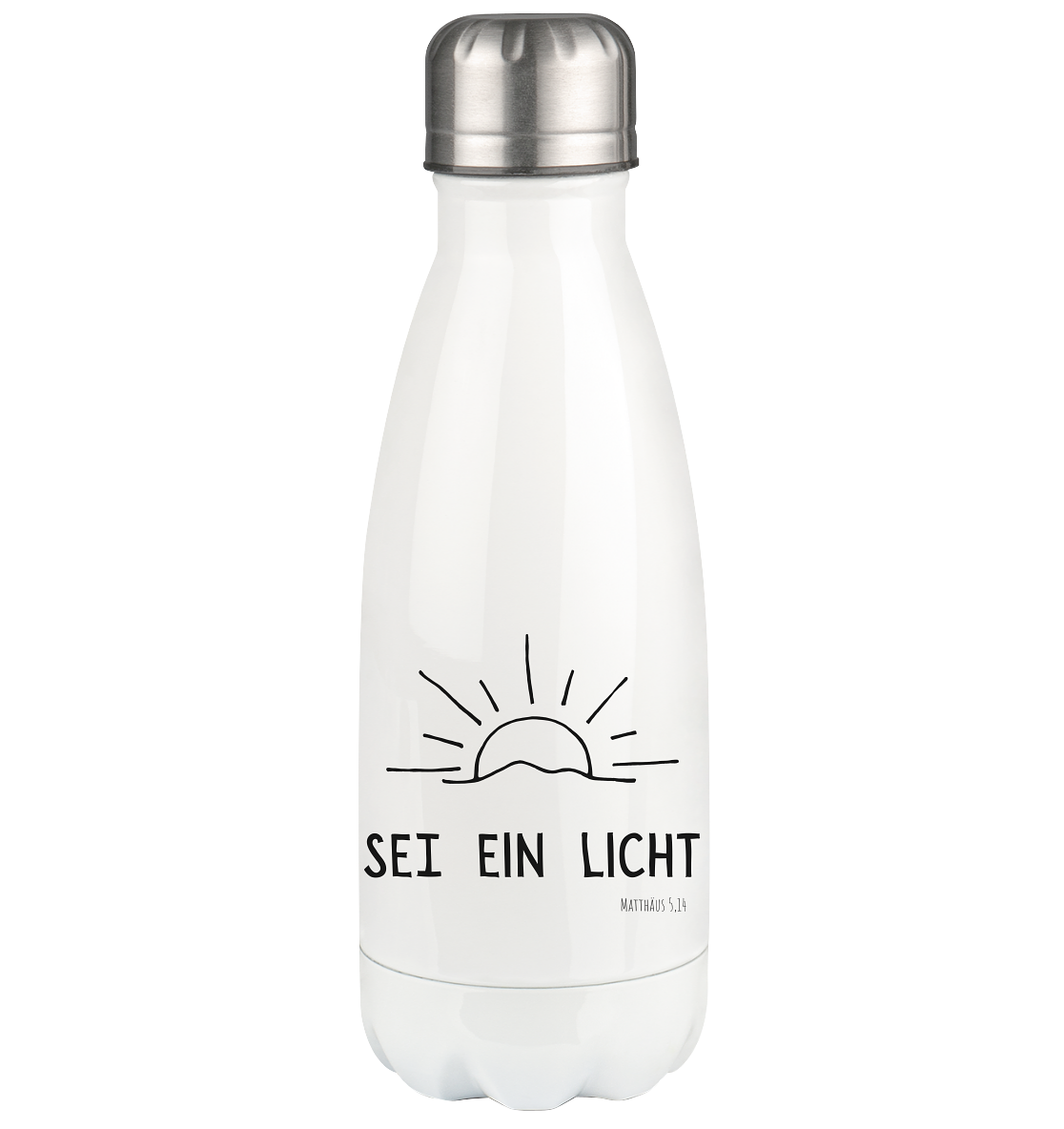Sei ein Licht - Thermoflasche 350ml - wertvoll und geliebt