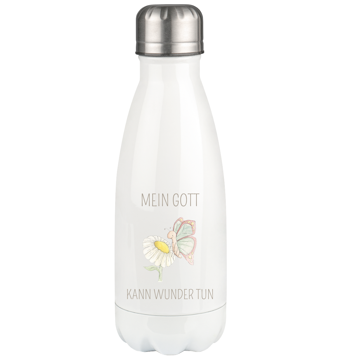 Mein Gott kann Wunder tun - Thermoflasche 350ml - wertvoll und geliebt
