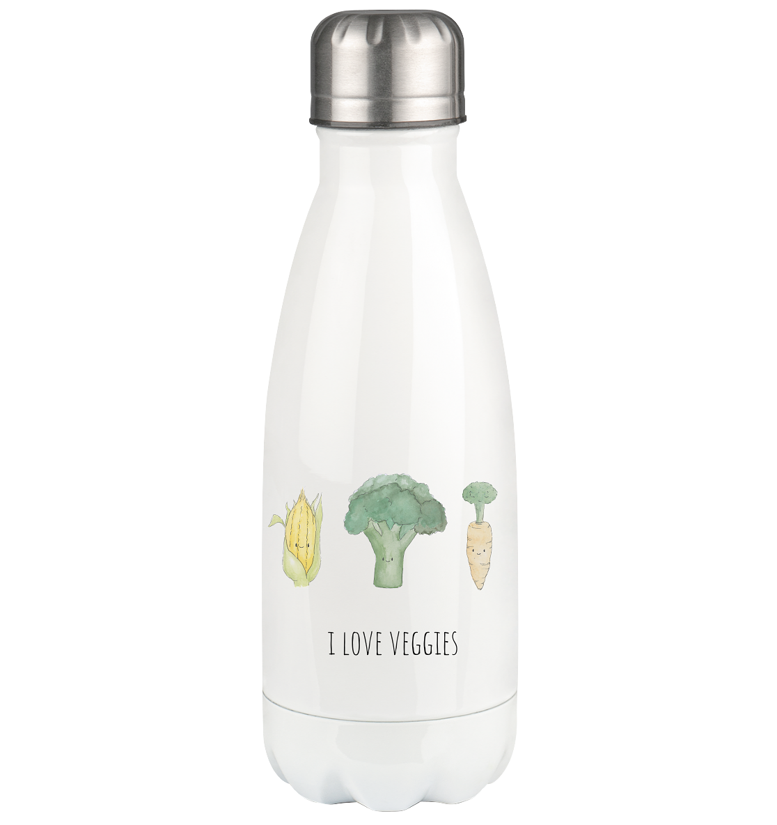 I love veggies - Thermoflasche 350ml - wertvoll und geliebt