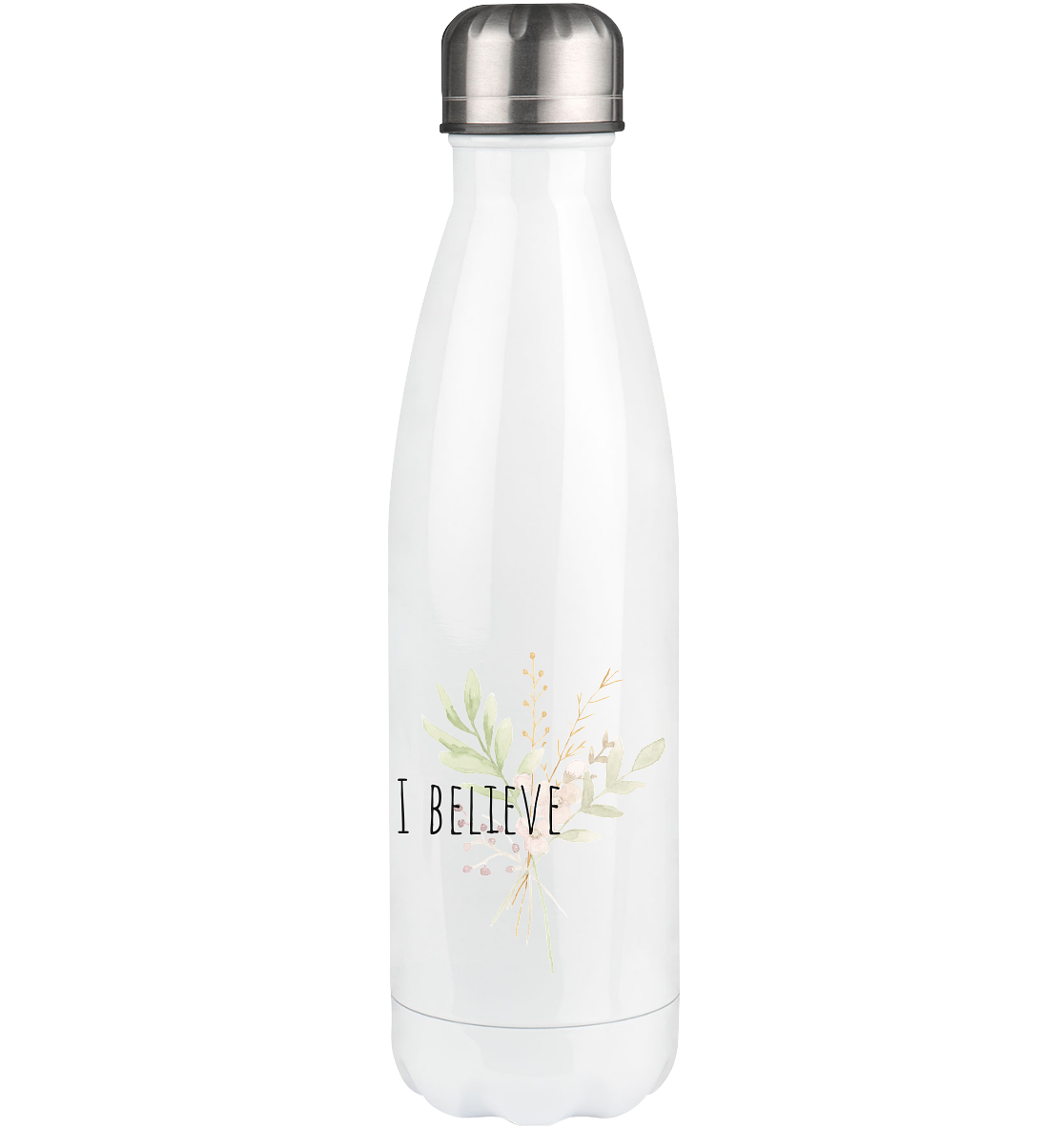 I believe - Thermoflasche 500ml - wertvoll und geliebt
