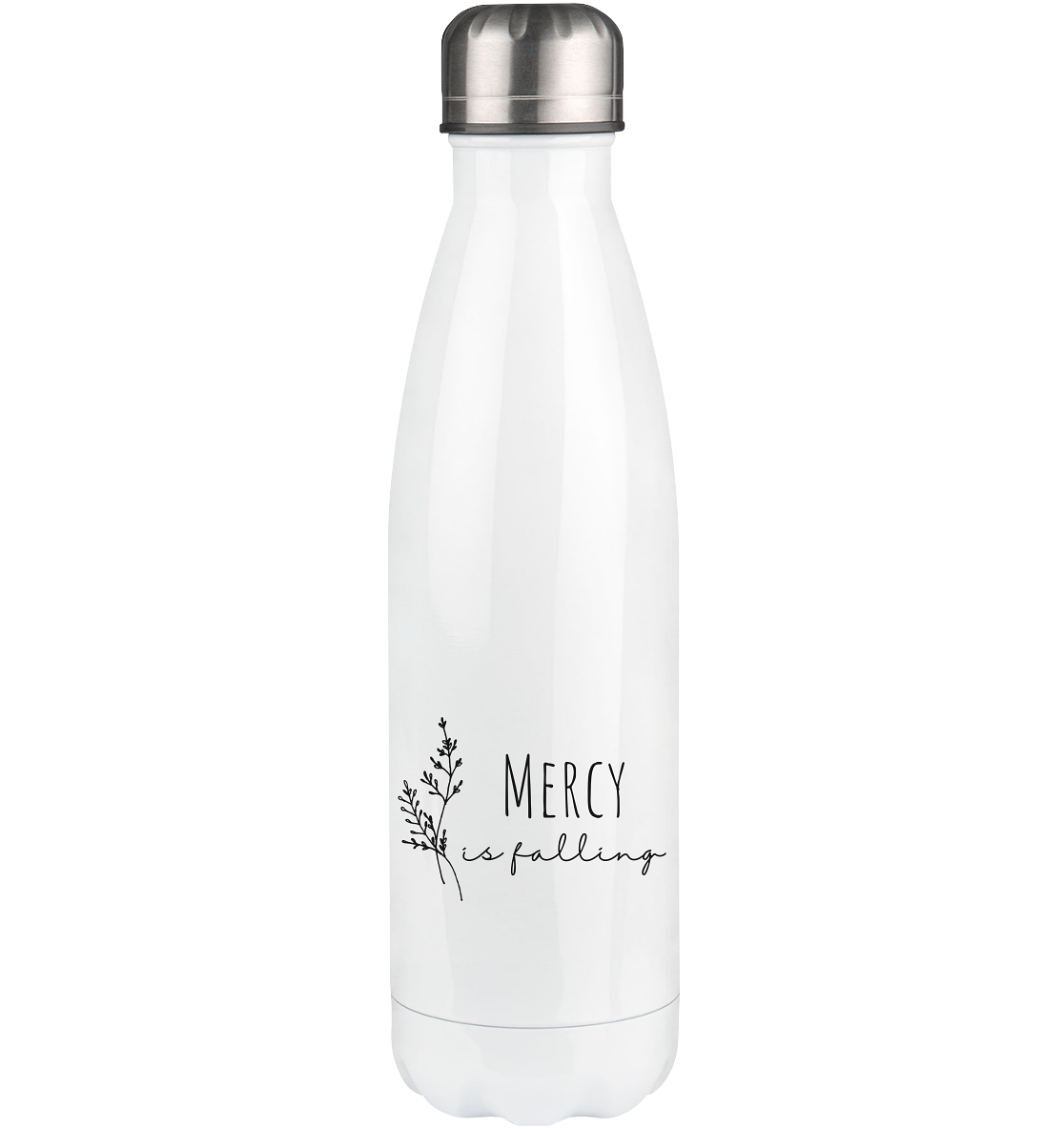 mercy is falling - Thermoflasche 500ml - wertvoll und geliebt