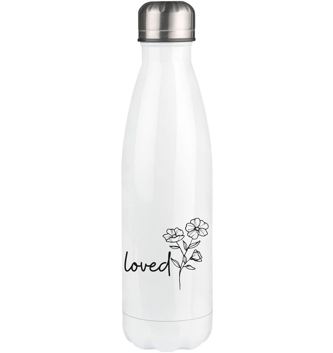 loved - Thermoflasche 500ml - wertvoll und geliebt