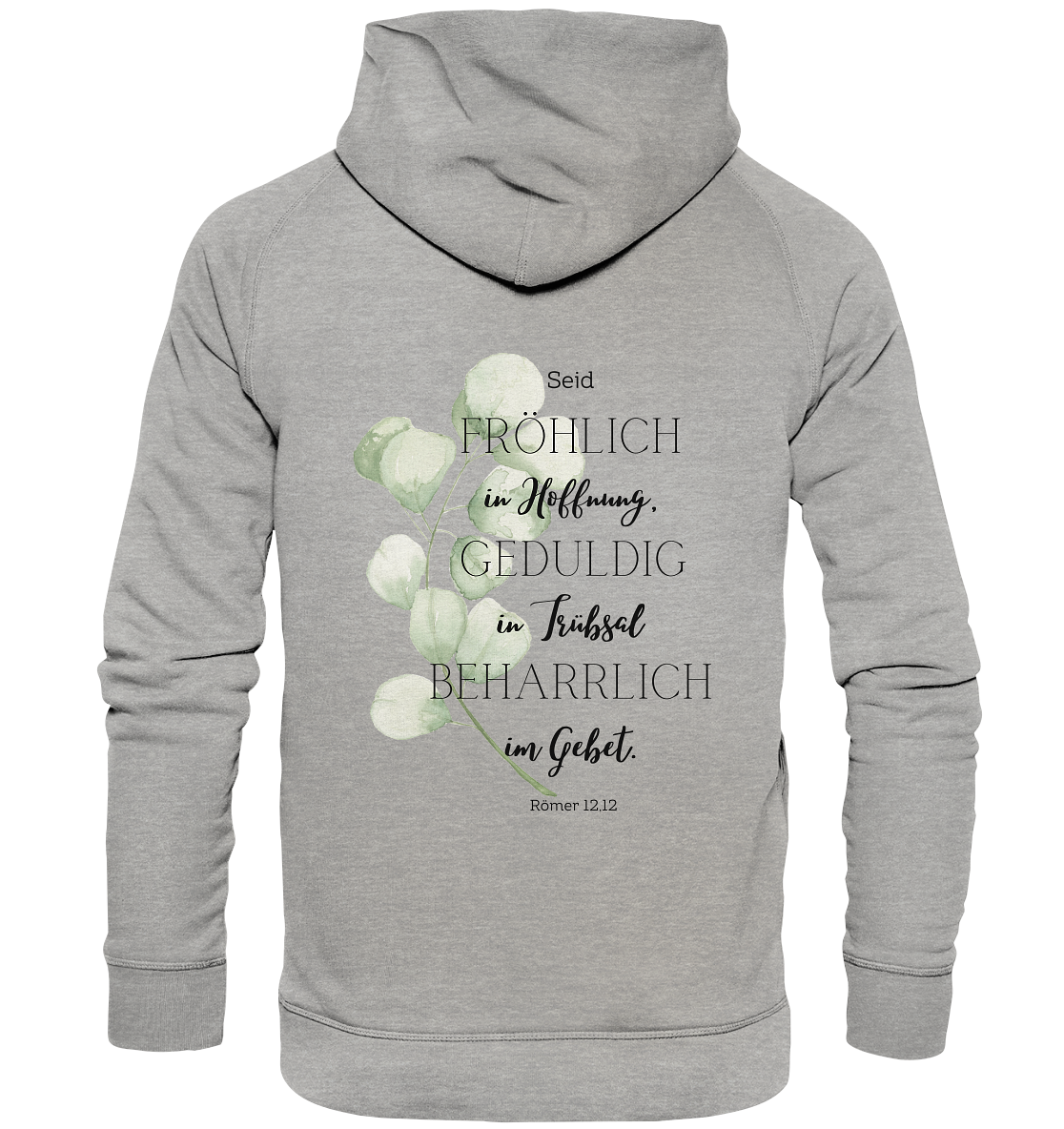 Römer 12,12 - Basic Unisex Hoodie - wertvoll und geliebt 