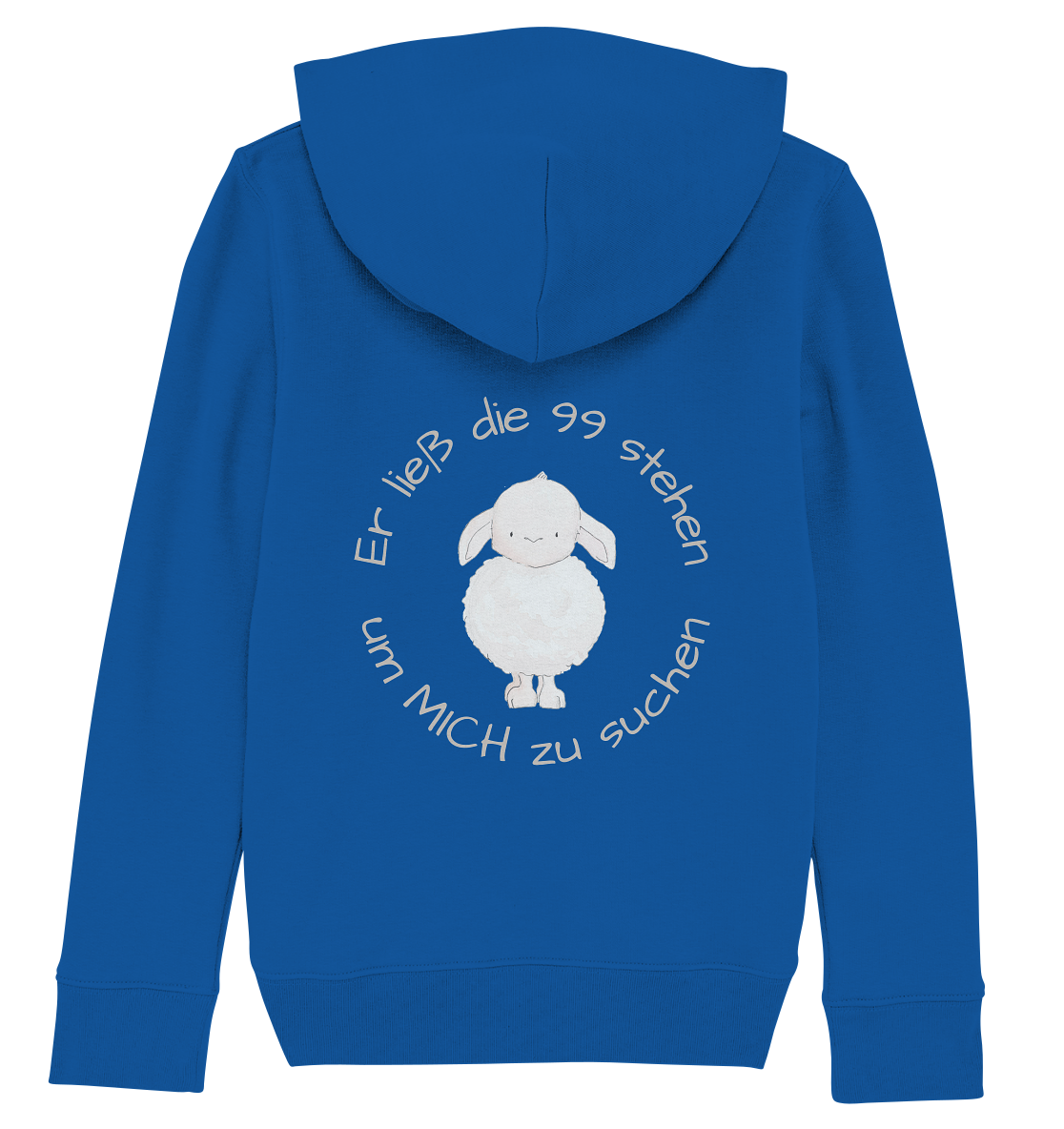 Er ließ die 99 stehen - Kids Organic Hoodie - wertvoll und geliebt 
