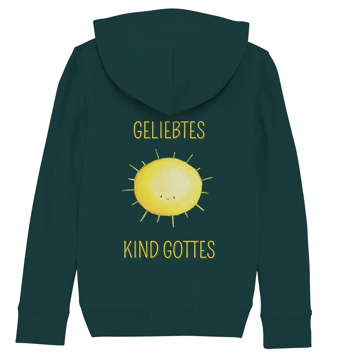 Geliebtes Kind Gottes - Kids Organic Hoodie - wertvoll und geliebt 