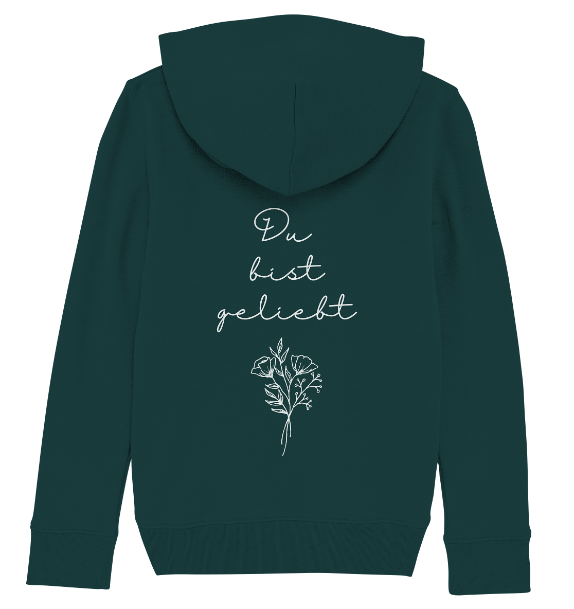 Du bist geliebt - Kids Organic Hoodie - wertvoll und geliebt 