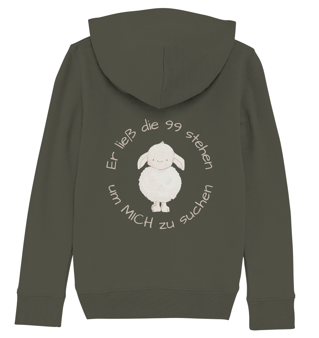 Er ließ die 99 stehen - Kids Organic Hoodie - wertvoll und geliebt 