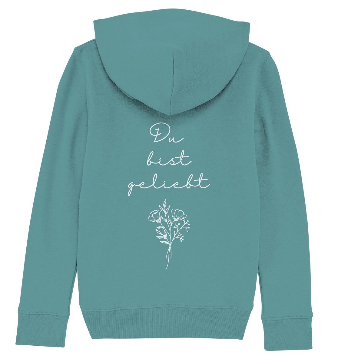 Du bist geliebt - Kids Organic Hoodie - wertvoll und geliebt 
