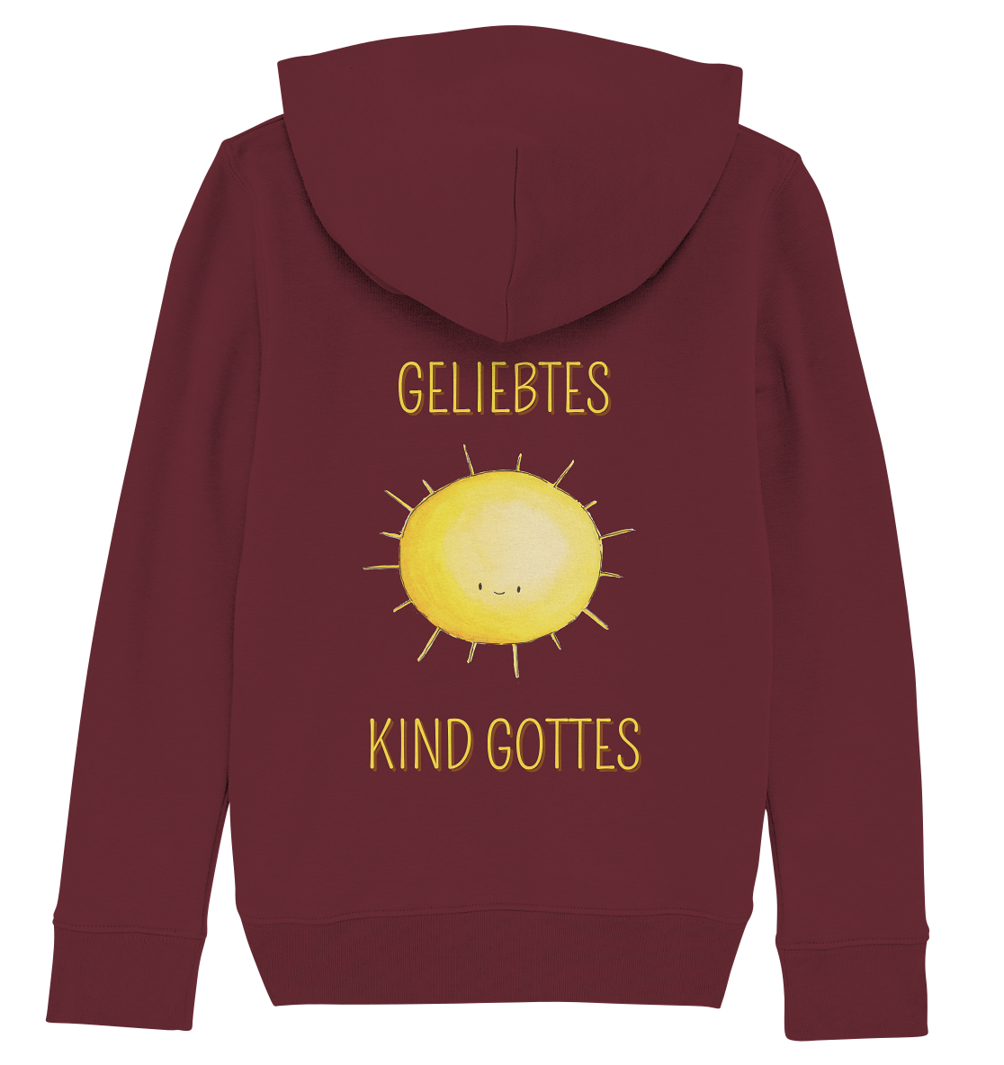 Geliebtes Kind Gottes - Kids Organic Hoodie - wertvoll und geliebt 