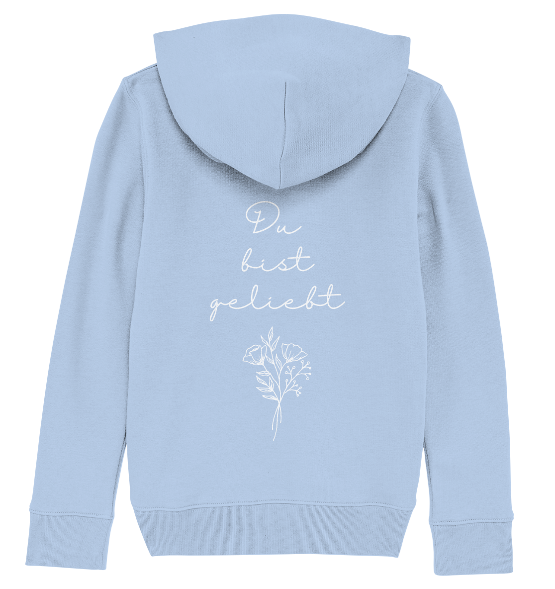 Du bist geliebt - Kids Organic Hoodie - wertvoll und geliebt 