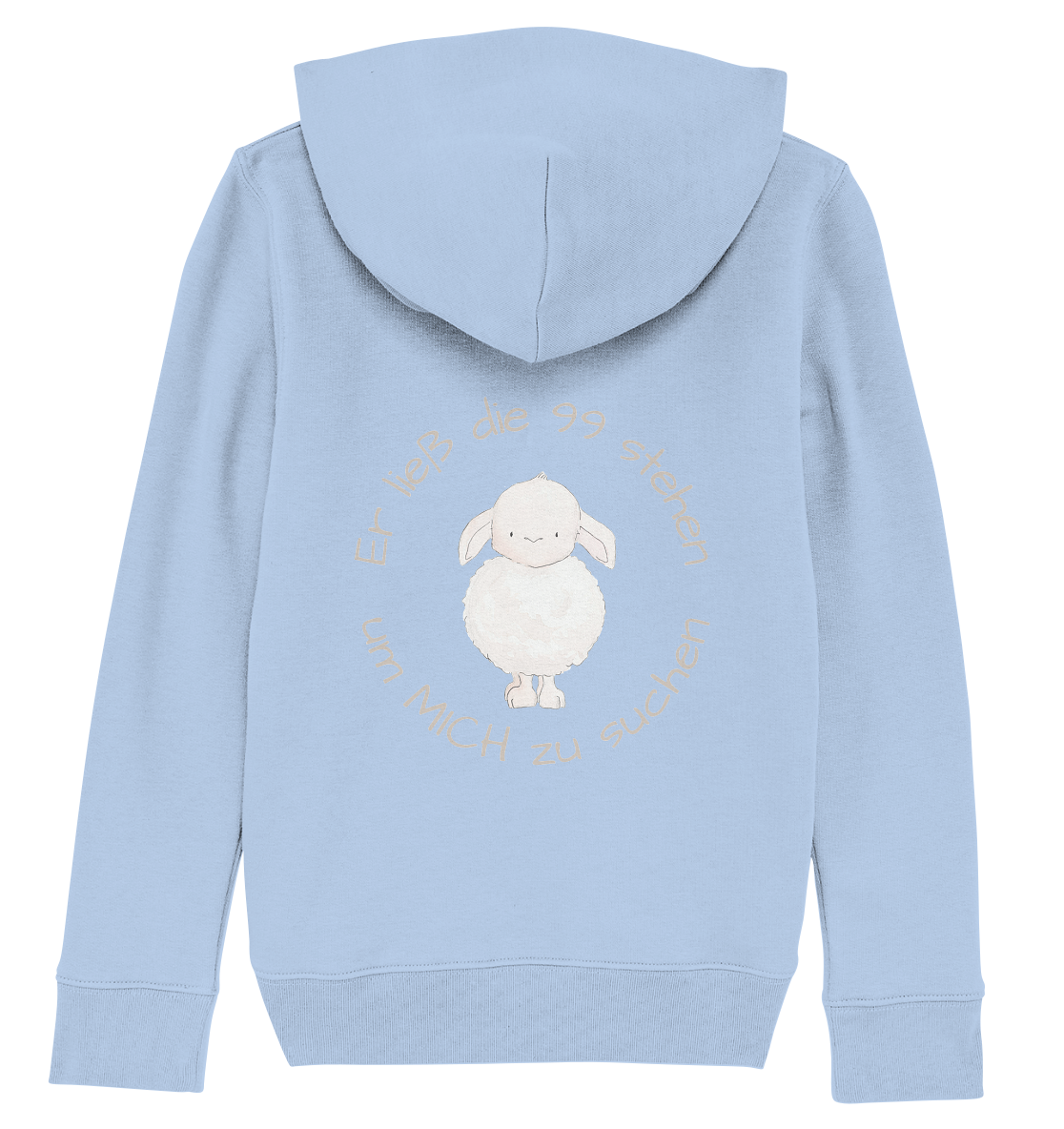 Er ließ die 99 stehen - Kids Organic Hoodie - wertvoll und geliebt 