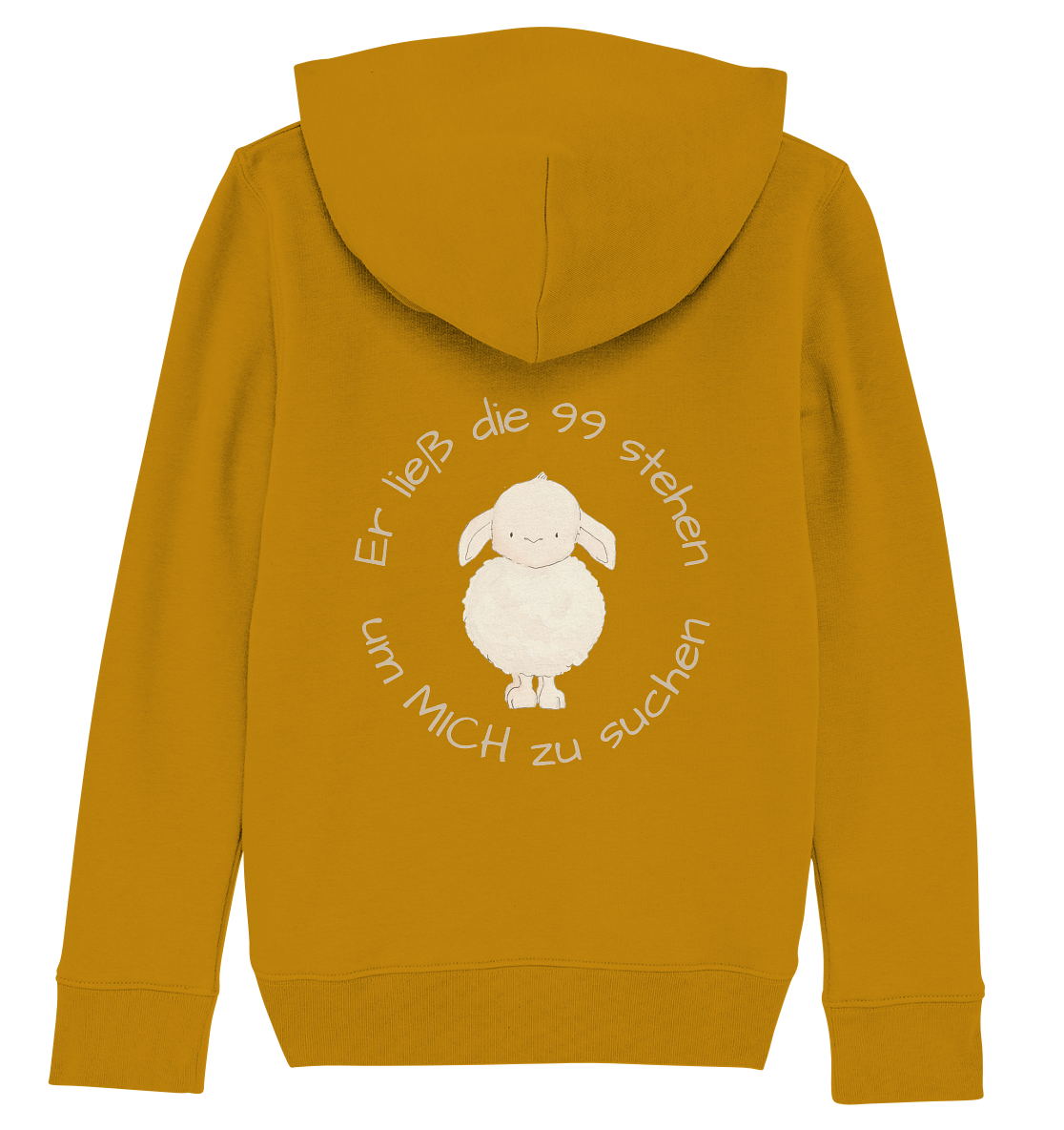 Er ließ die 99 stehen - Kids Organic Hoodie - wertvoll und geliebt 