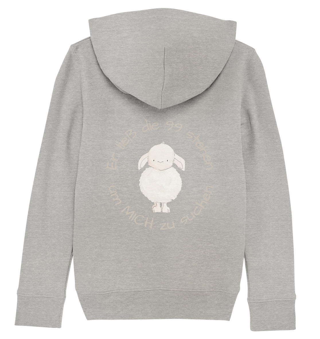 Er ließ die 99 stehen - Kids Organic Hoodie - wertvoll und geliebt 