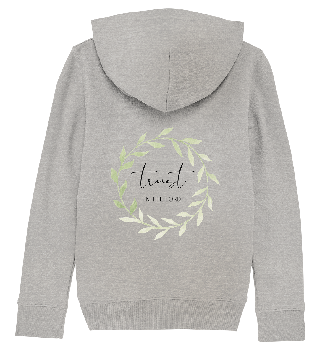 trust in the lord - Kids Organic Hoodie - wertvoll und geliebt 