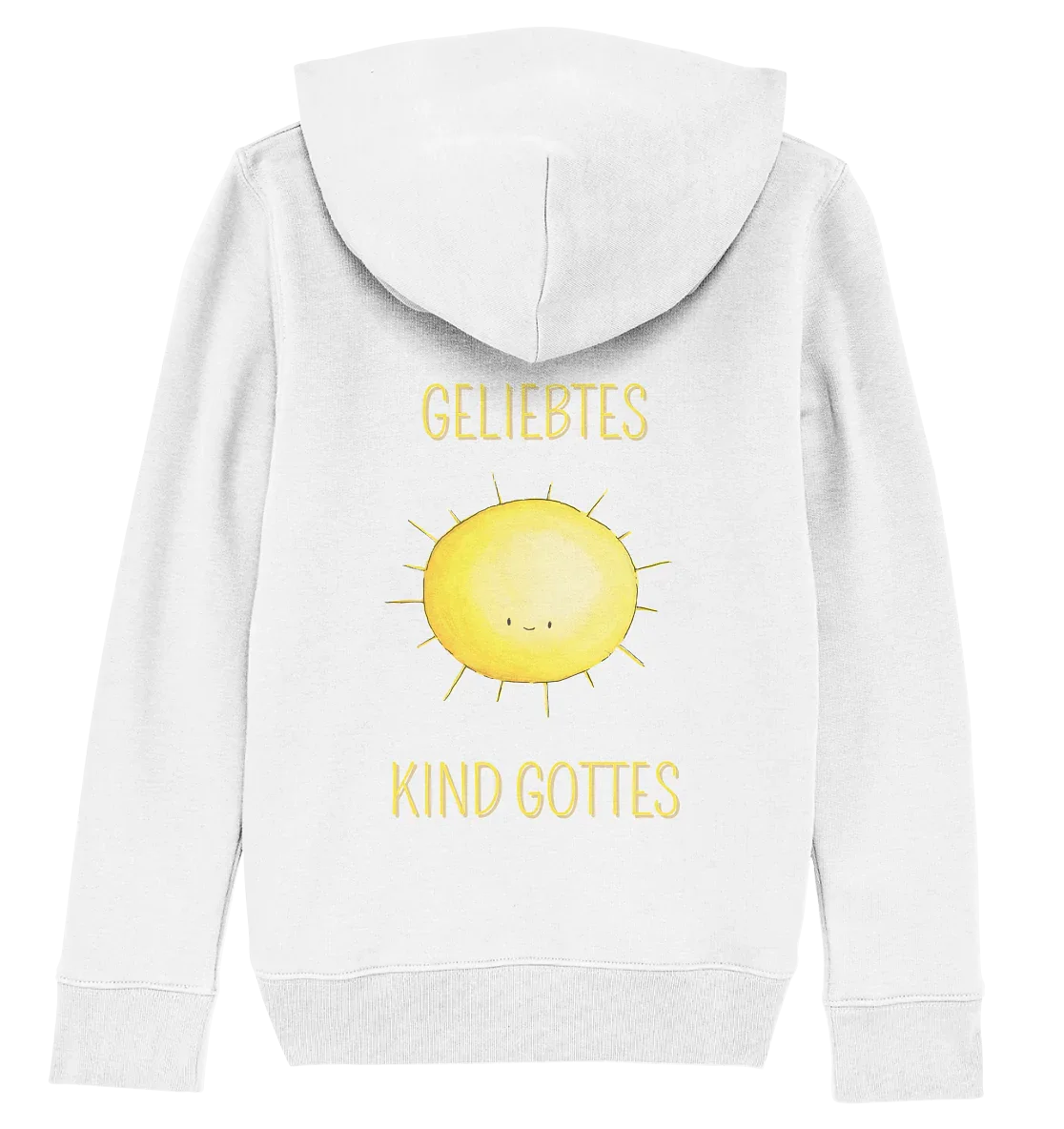 Geliebtes Kind Gottes - Kids Organic Hoodie - wertvoll und geliebt 