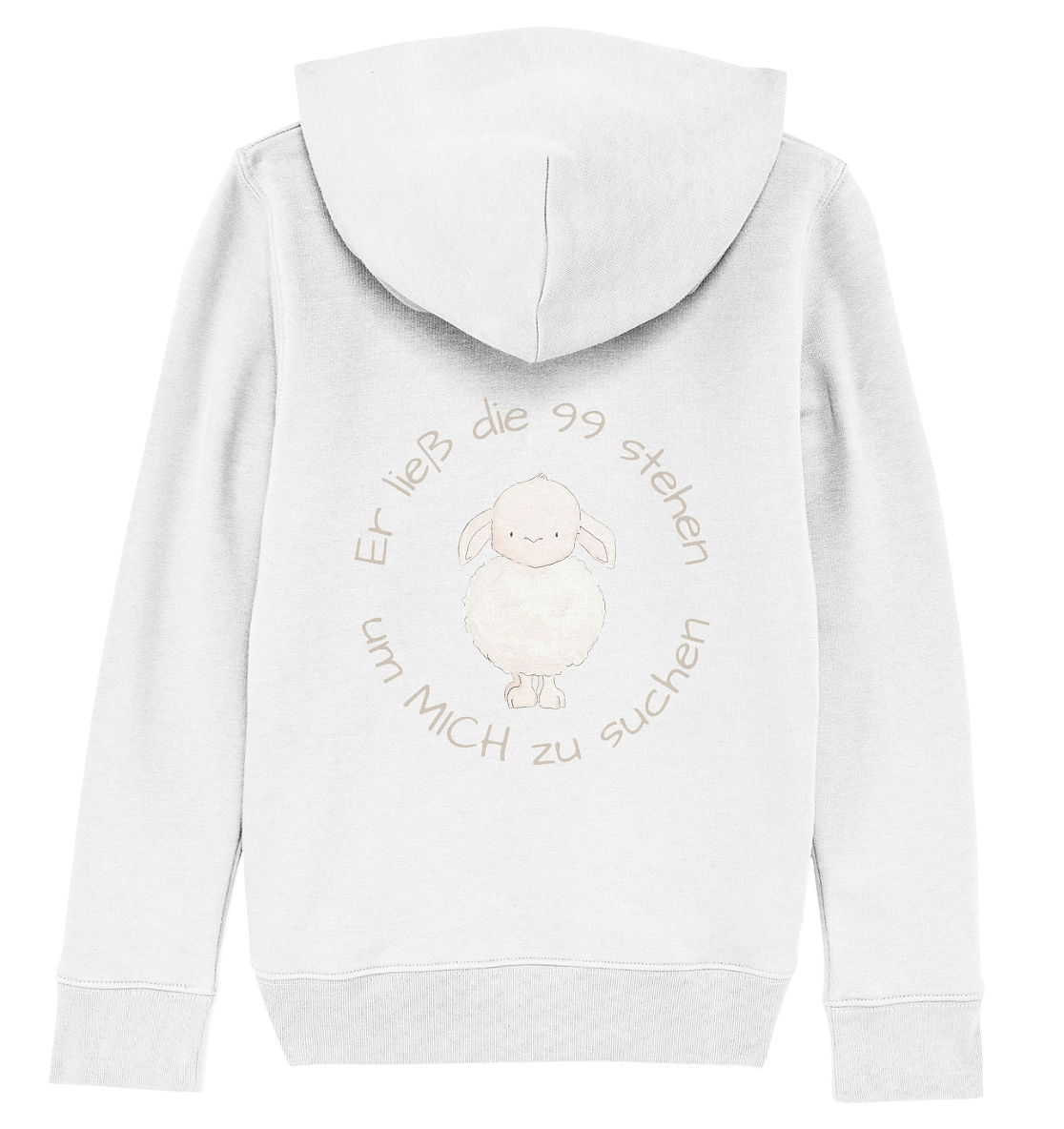 Er ließ die 99 stehen - Kids Organic Hoodie - wertvoll und geliebt 