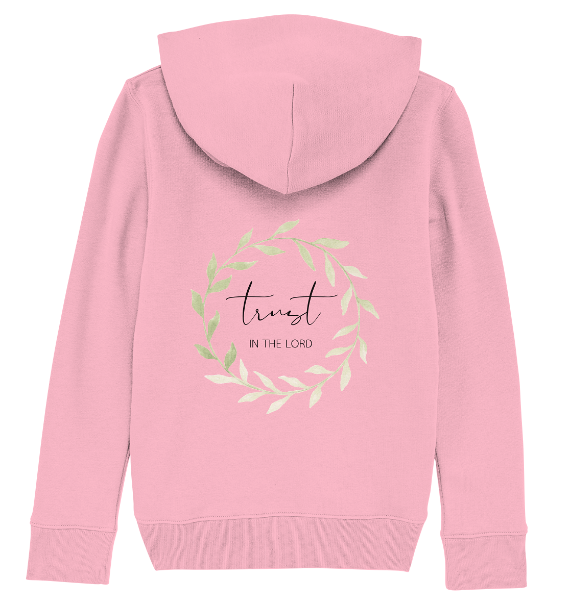 trust in the lord - Kids Organic Hoodie - wertvoll und geliebt 