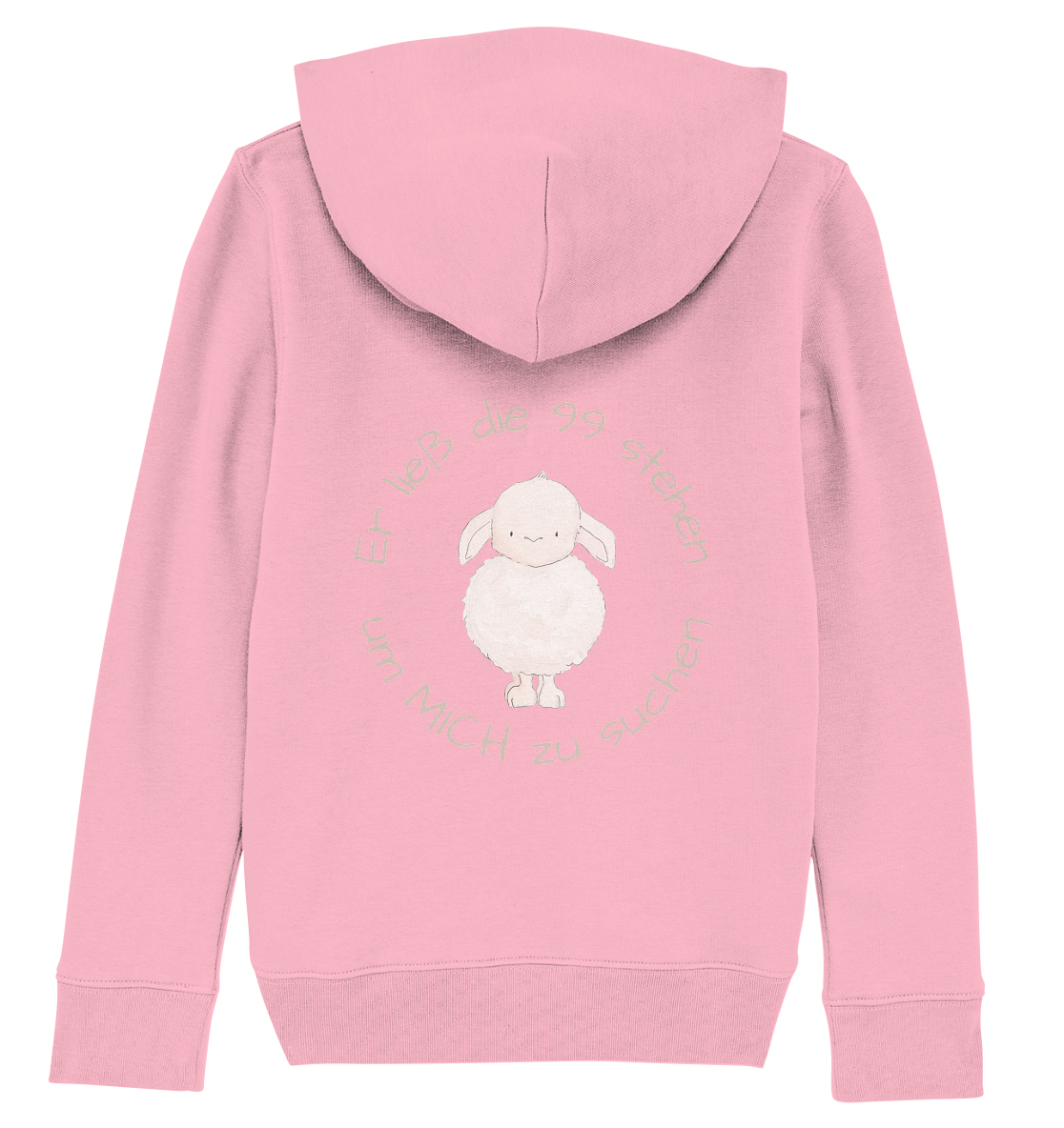 Er ließ die 99 stehen - Kids Organic Hoodie - wertvoll und geliebt 