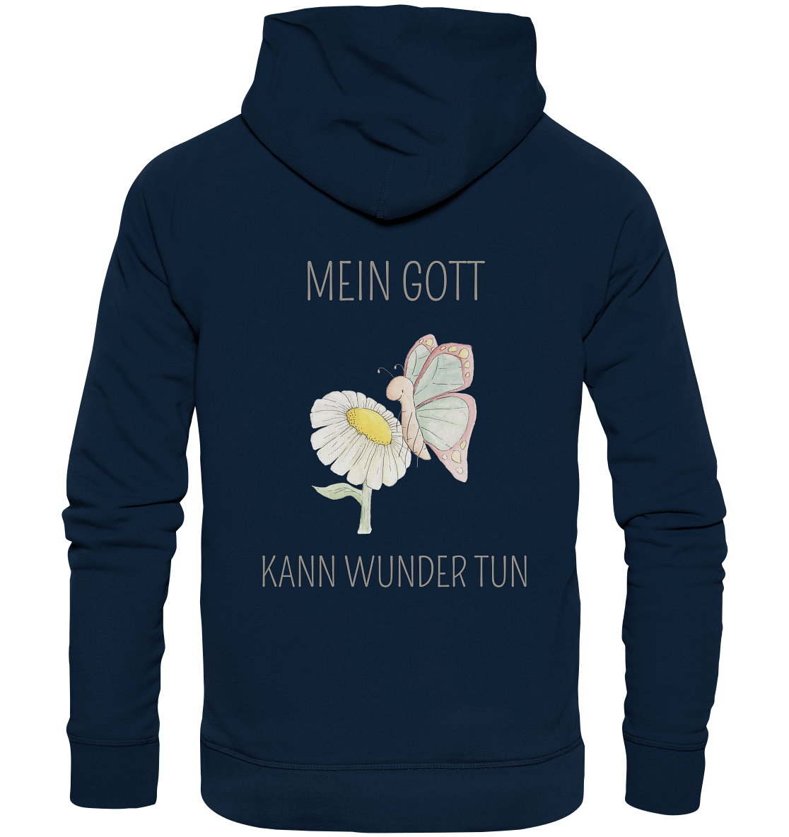 Mein Gott kann Wunder tun - Organic Basic Hoodie - wertvoll und geliebt 