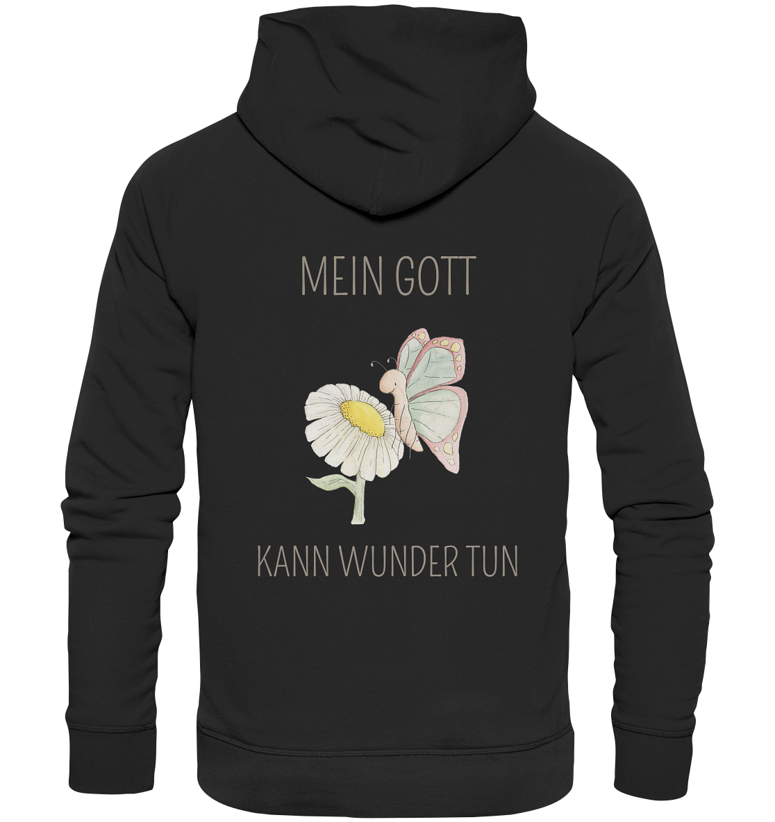 Mein Gott kann Wunder tun - Organic Basic Hoodie - wertvoll und geliebt 
