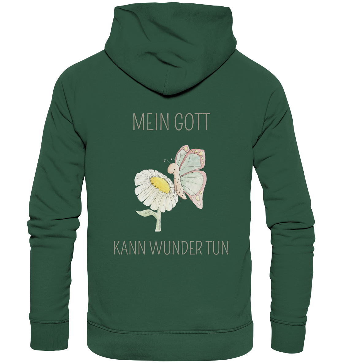 Mein Gott kann Wunder tun - Organic Basic Hoodie - wertvoll und geliebt 
