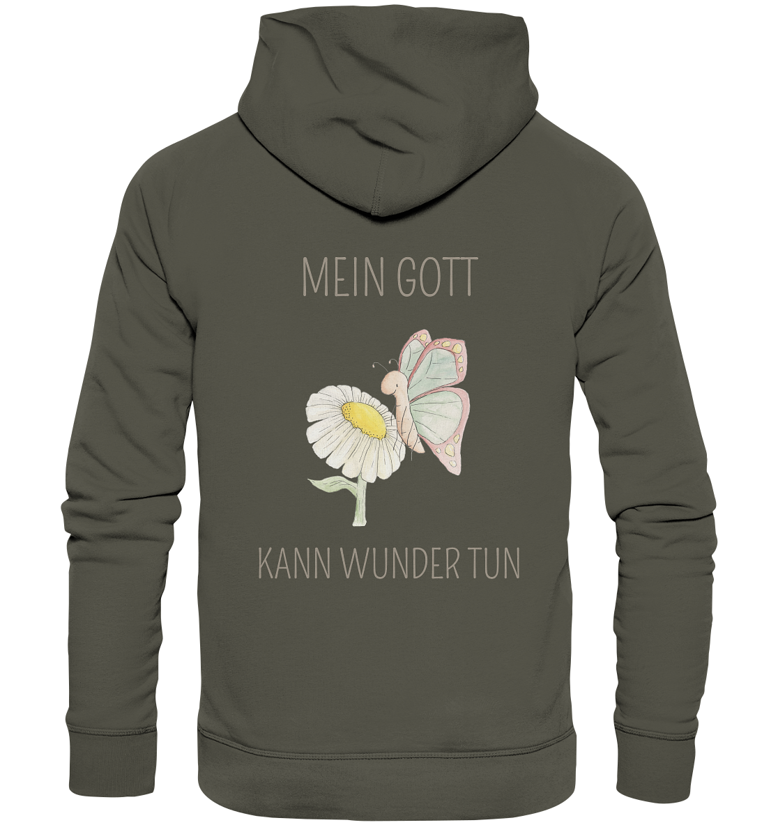 Mein Gott kann Wunder tun - Organic Basic Hoodie - wertvoll und geliebt 