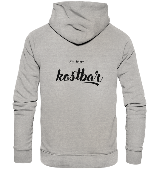 Kostbar - Organic Basic Hoodie - wertvoll und geliebt 