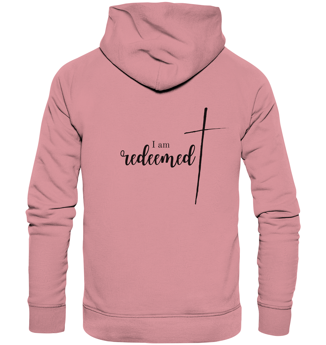 I am redeemed - Organic Basic Hoodie - wertvoll und geliebt 