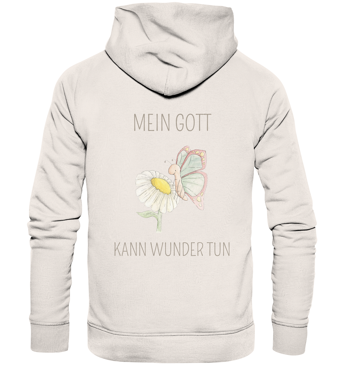 Mein Gott kann Wunder tun - Organic Basic Hoodie - wertvoll und geliebt 