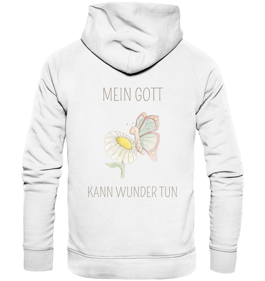 Mein Gott kann Wunder tun - Organic Basic Hoodie - wertvoll und geliebt 