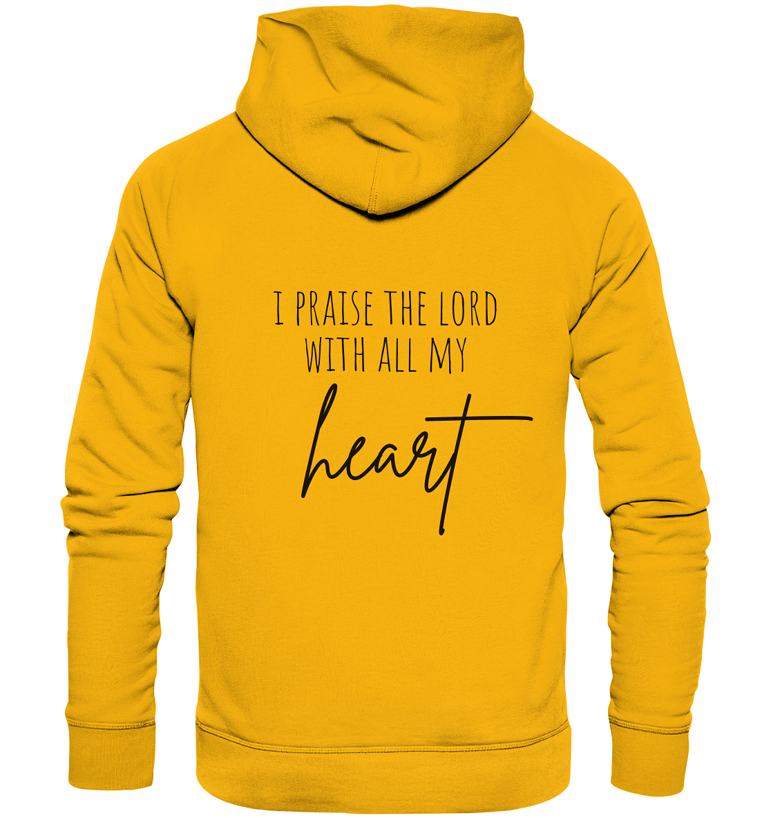 I praise the lord - Organic Basic Hoodie - wertvoll und geliebt 