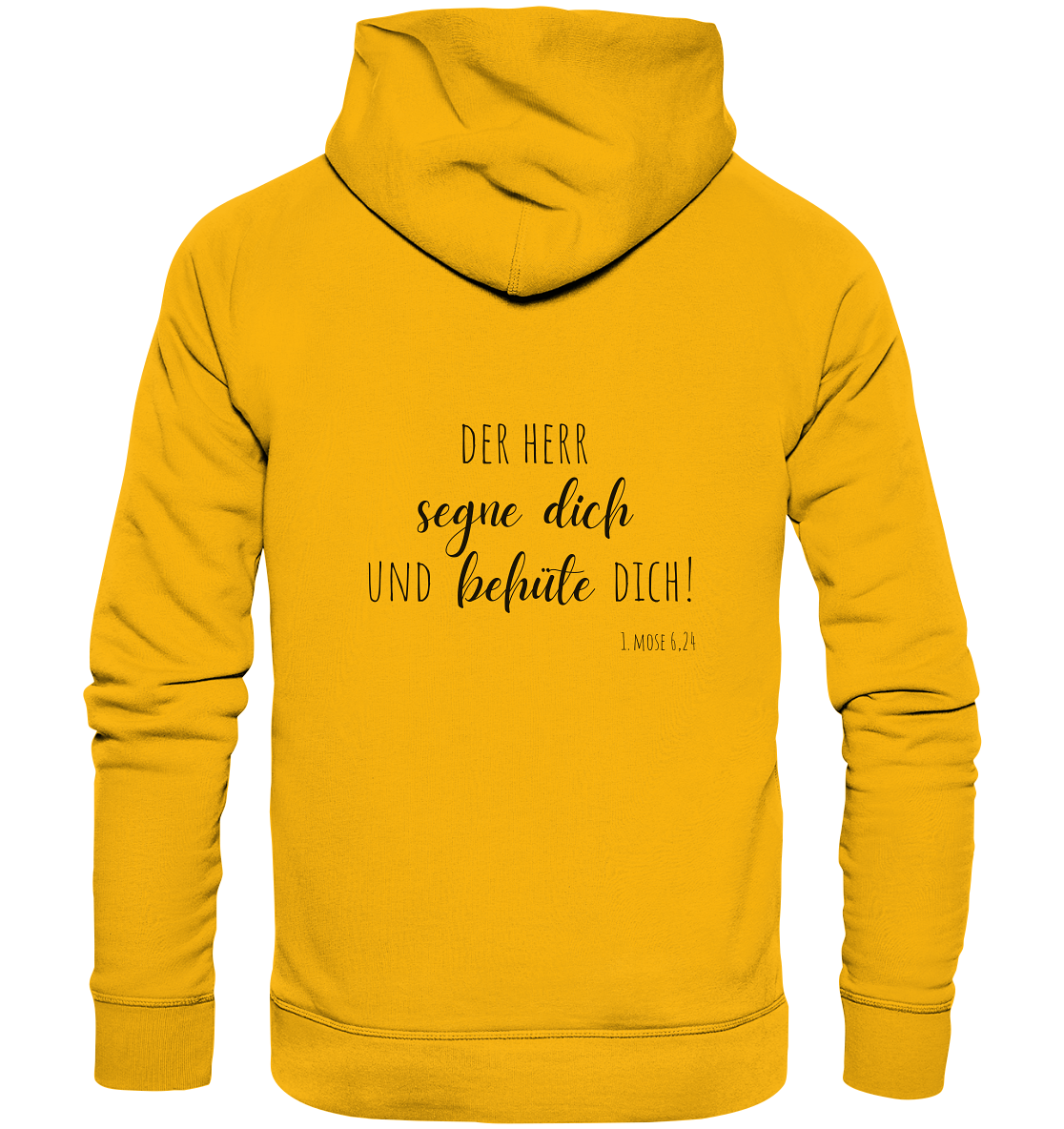 Der Herr segne und behüte Dich - Organic Basic Hoodie - wertvoll und geliebt 