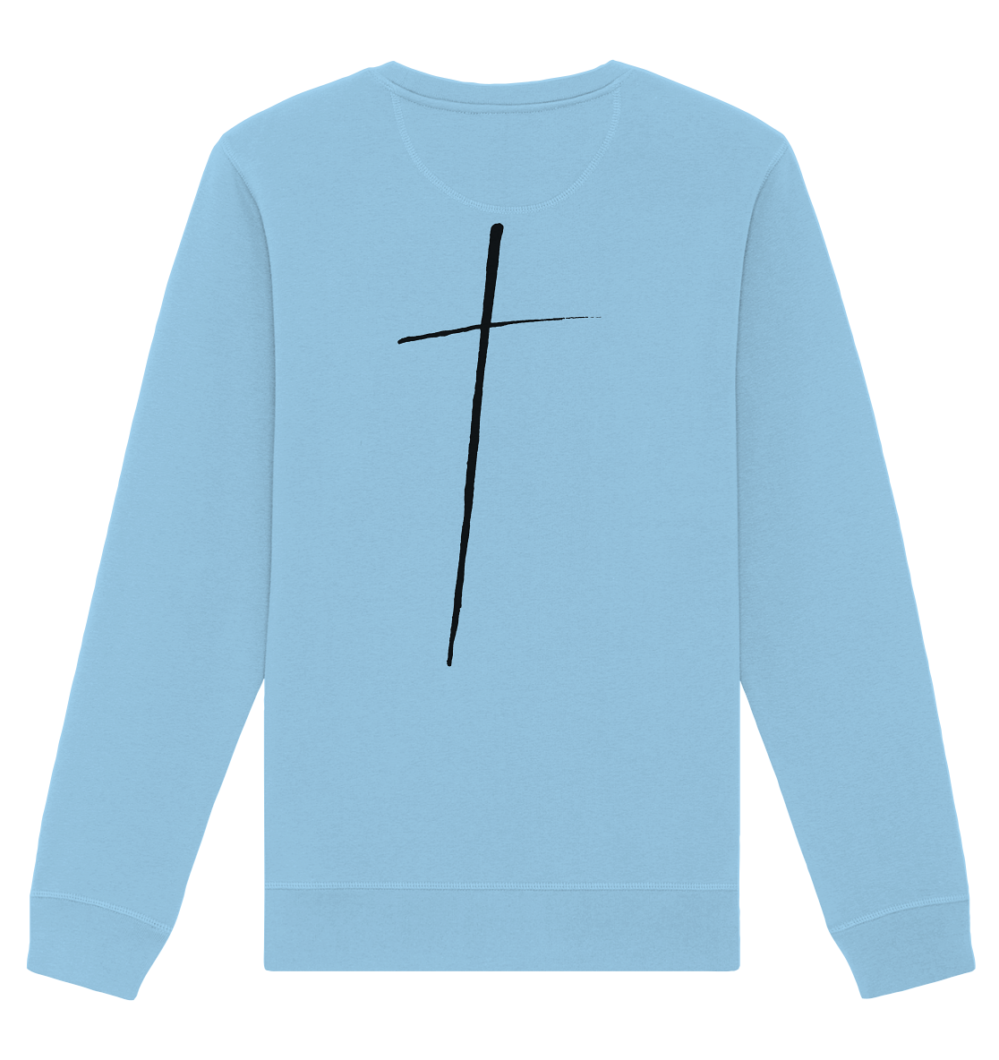 Cross - Organic Basic Unisex Sweatshirt - wertvoll und geliebt 