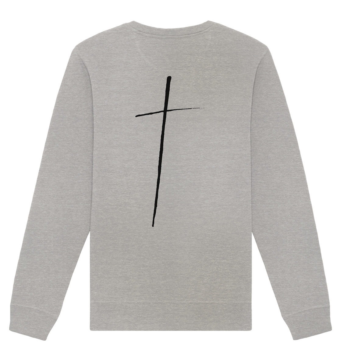 Cross - Organic Basic Unisex Sweatshirt - wertvoll und geliebt 