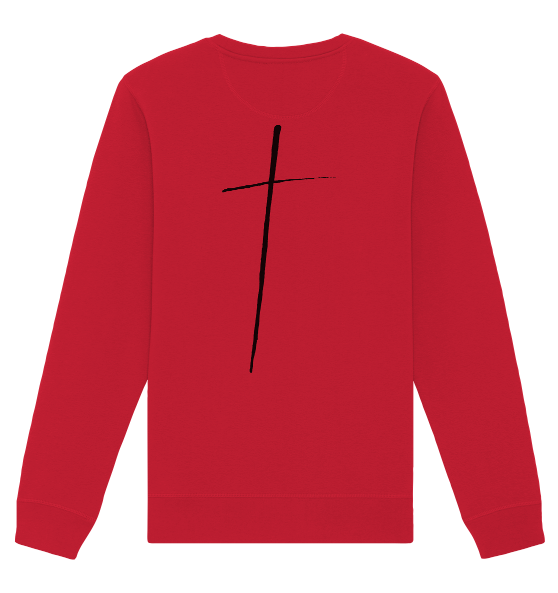 Cross - Organic Basic Unisex Sweatshirt - wertvoll und geliebt 