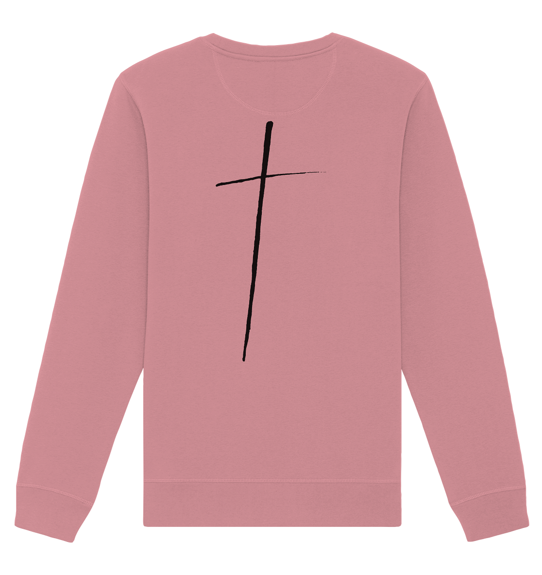 Cross - Organic Basic Unisex Sweatshirt - wertvoll und geliebt 