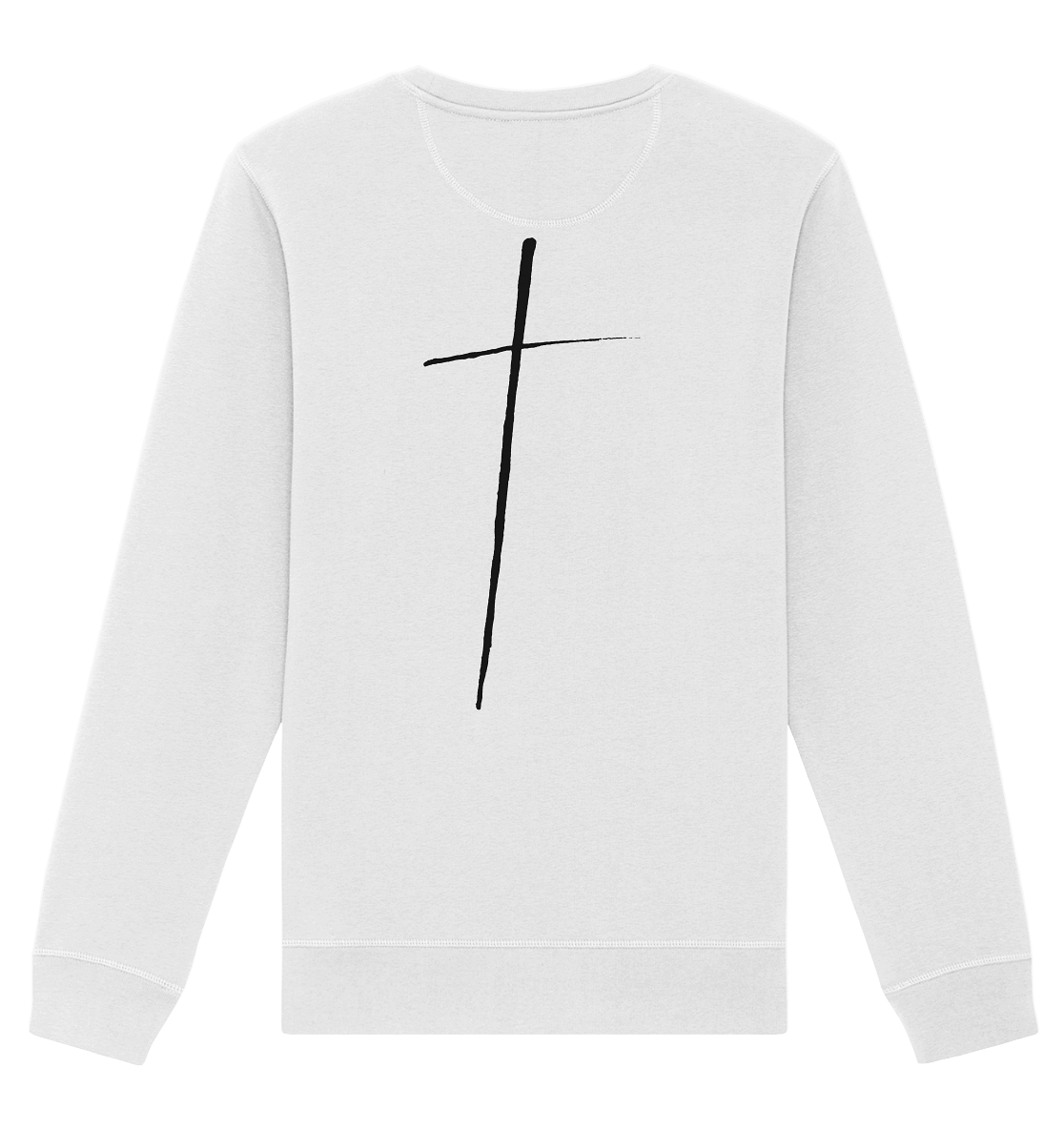 Cross - Organic Basic Unisex Sweatshirt - wertvoll und geliebt 