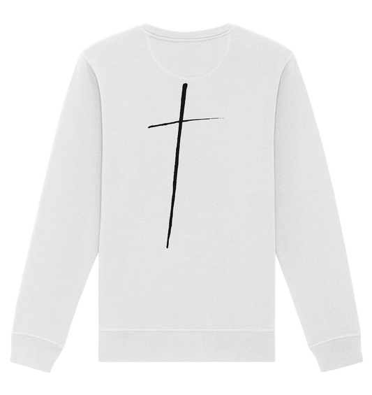 Cross - Organic Basic Unisex Sweatshirt - wertvoll und geliebt 