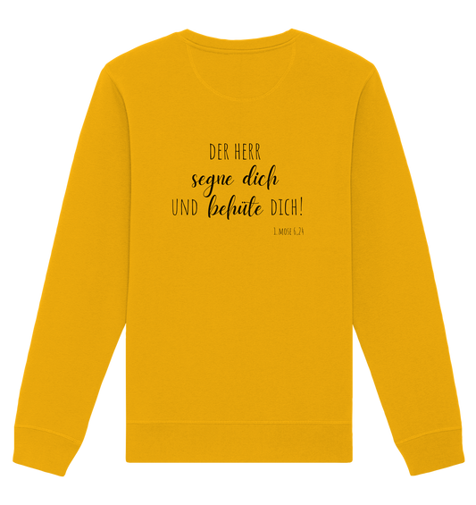 Der Herr segne und behüte Dich - Organic Basic Unisex Sweatshirt - wertvoll und geliebt 
