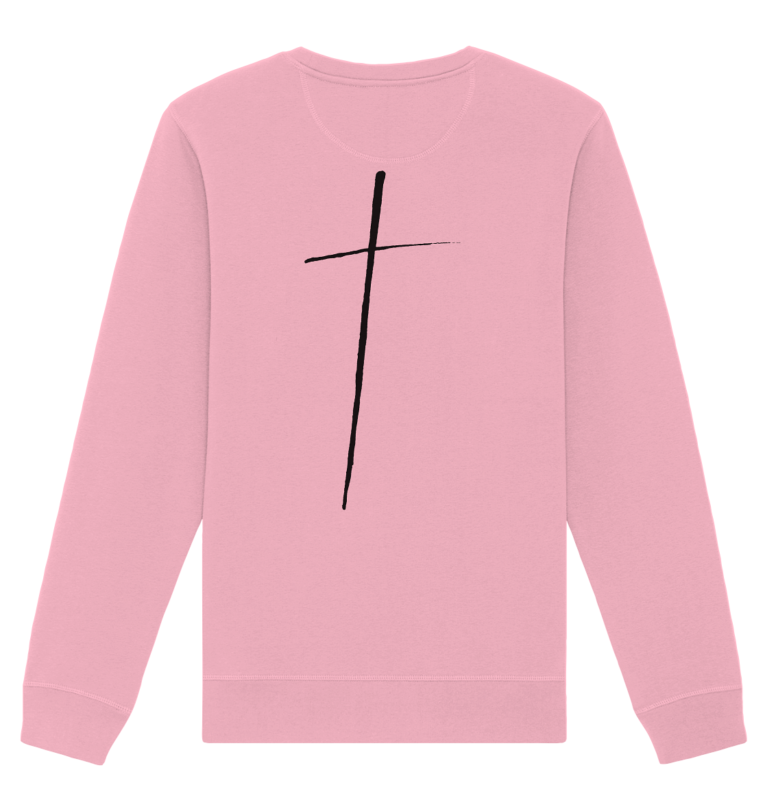 Cross - Organic Basic Unisex Sweatshirt - wertvoll und geliebt 