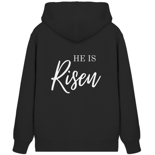 He is risen - Organic Zipper - wertvoll und geliebt 