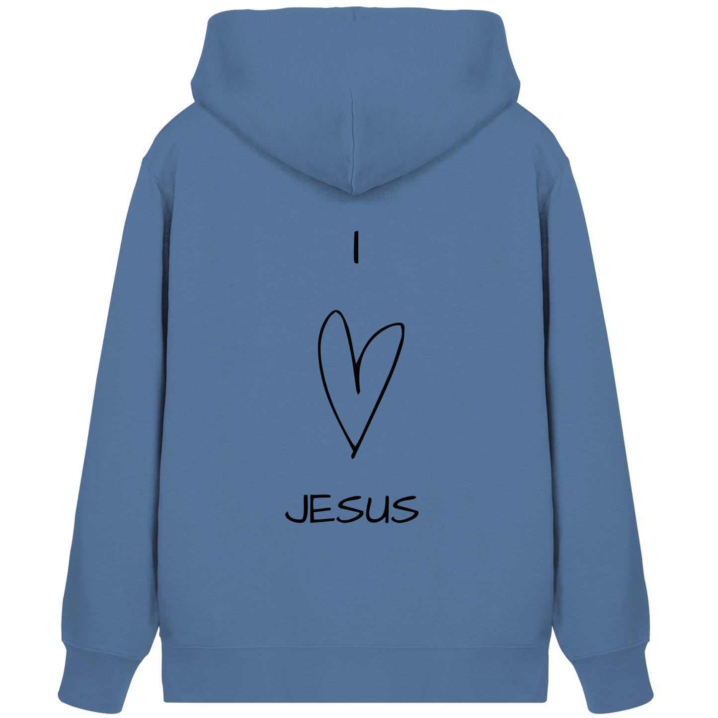 I love Jesus - Organic Zipper - wertvoll und geliebt 