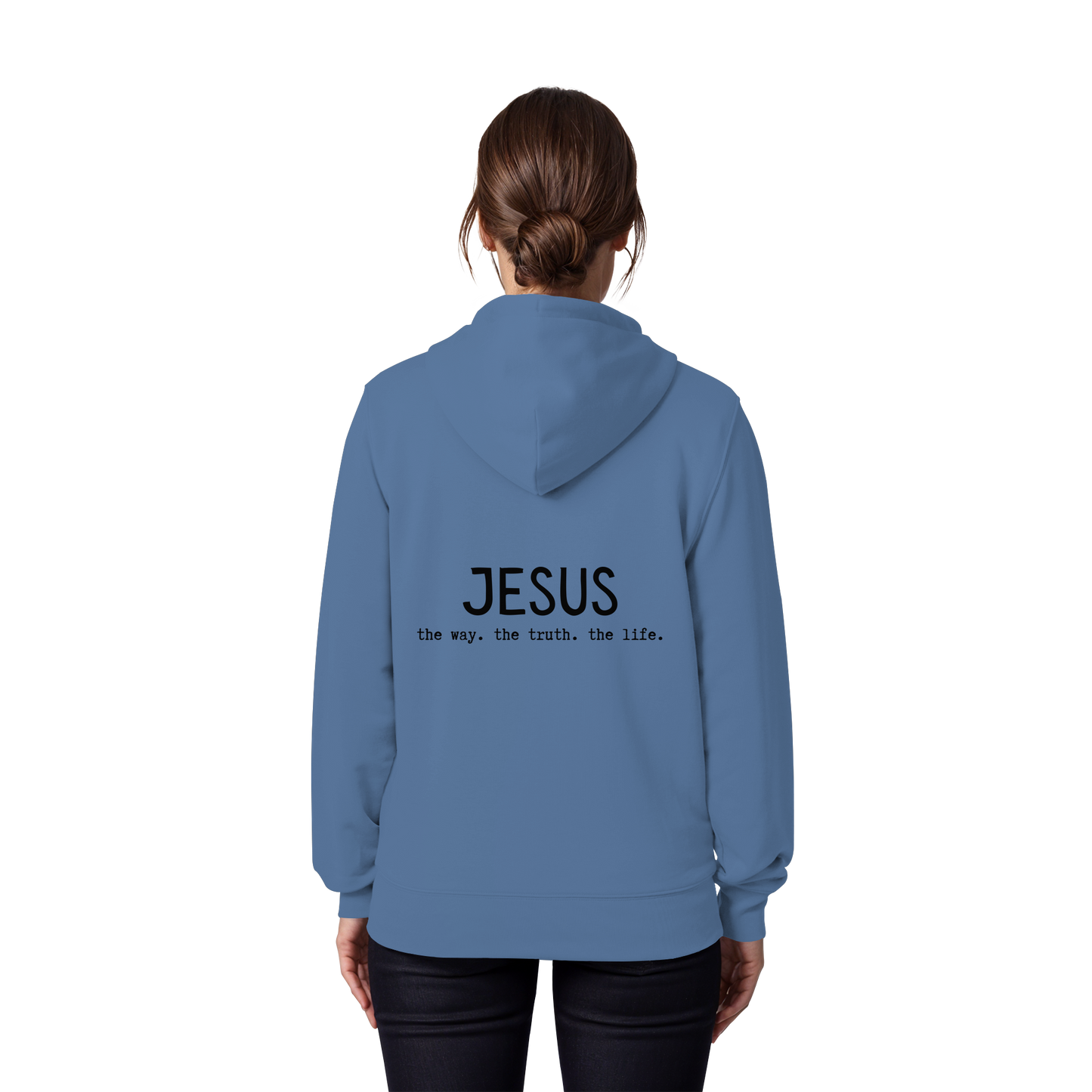Jesus the way the truth the life - Organic Zipper