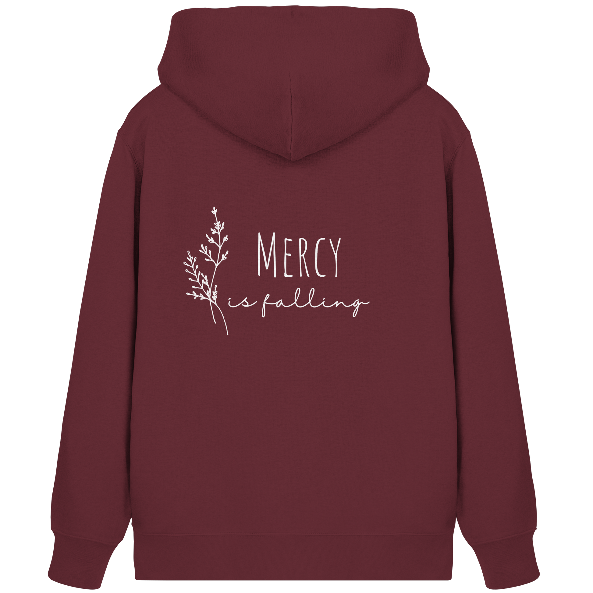 Mercy is falling - Organic Zipper - wertvoll und geliebt 